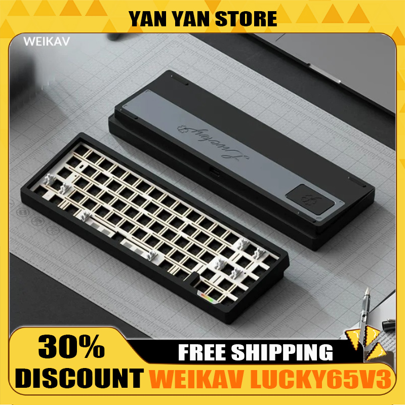 Pc Gaming Kit - WEIKAV Lucky65 V3 Mechanical Keyboard Wireless