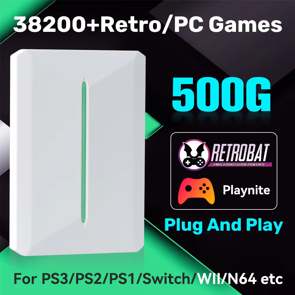 Pc Gaming Game - JMachen PR500G Retro Game Hard Drive