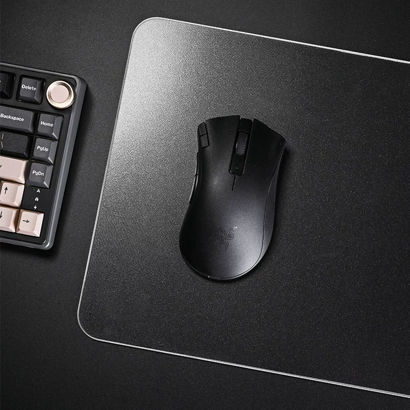 Fps Gaming Mouse - Transparent Smooth Hard Photovoltaic Glass Mouse