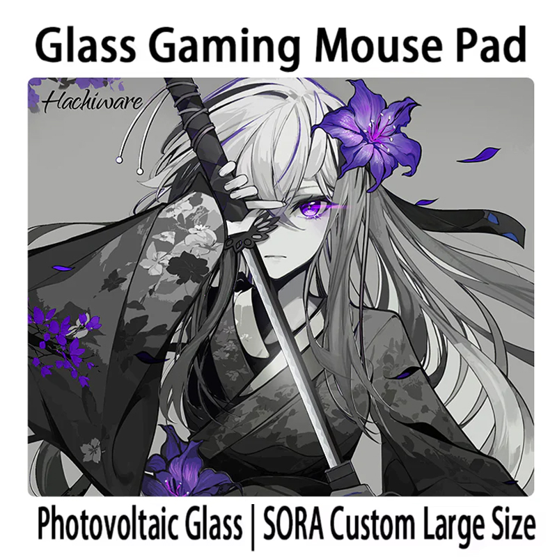 H-Hachiware Glass Mouse Pad An - Fps Gaming Mouse ulasan dan harga