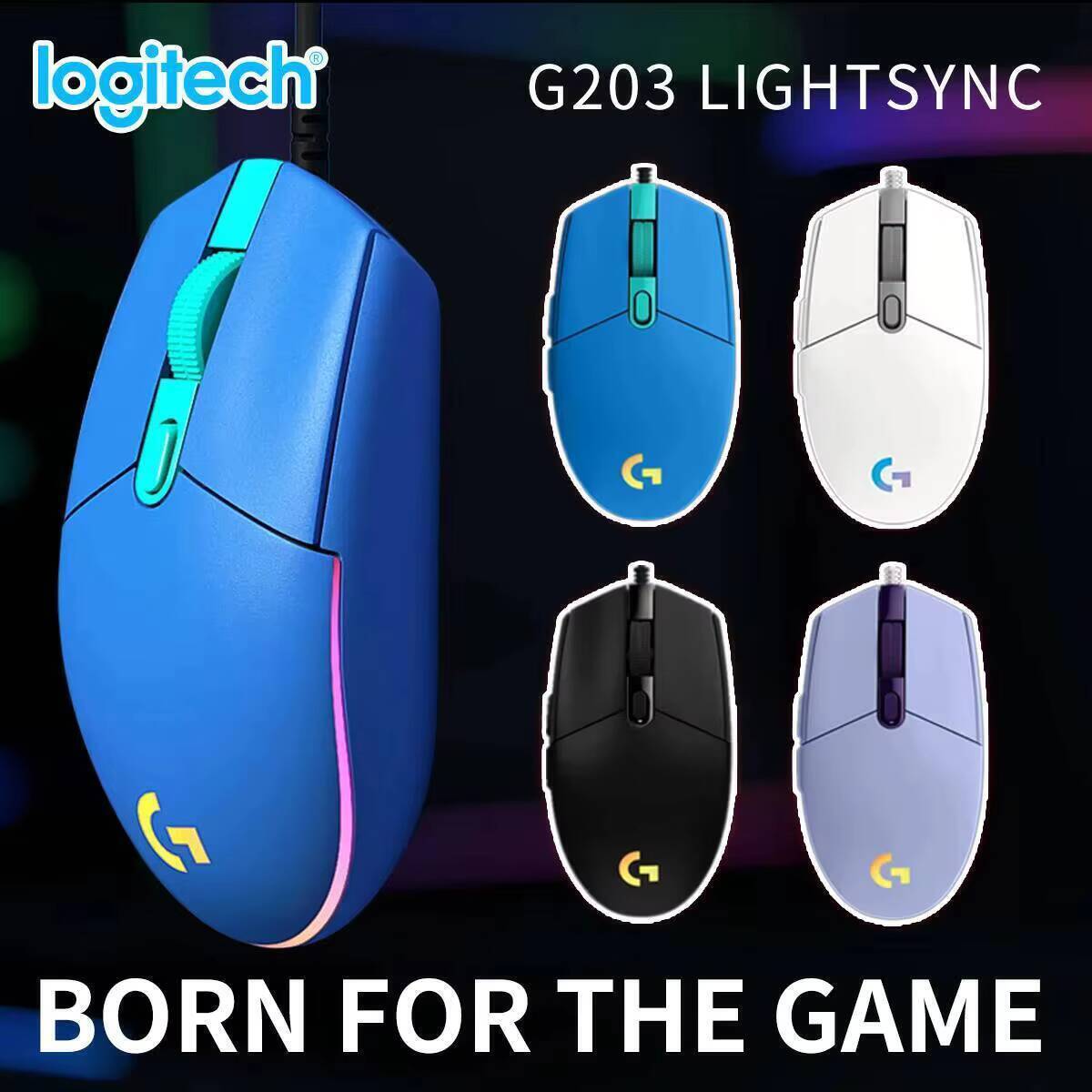 Logitech G203 LIGHTSYNC Gaming - Pc Gaming Logitech ulasan dan harga