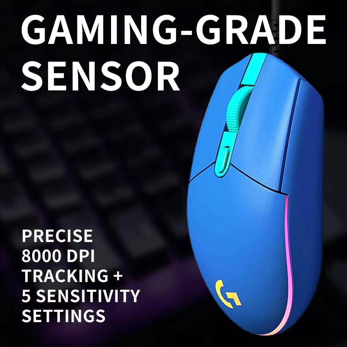 Logitech G203 LIGHTSYNC Gaming - Pc Gaming Logitech ulasan dan harga