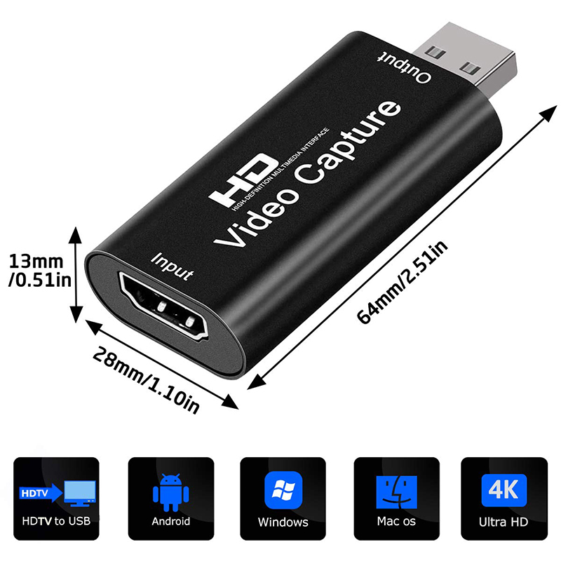 USB 2.0 Video Capture Card HD  - Pc Gaming Game ulasan dan harga