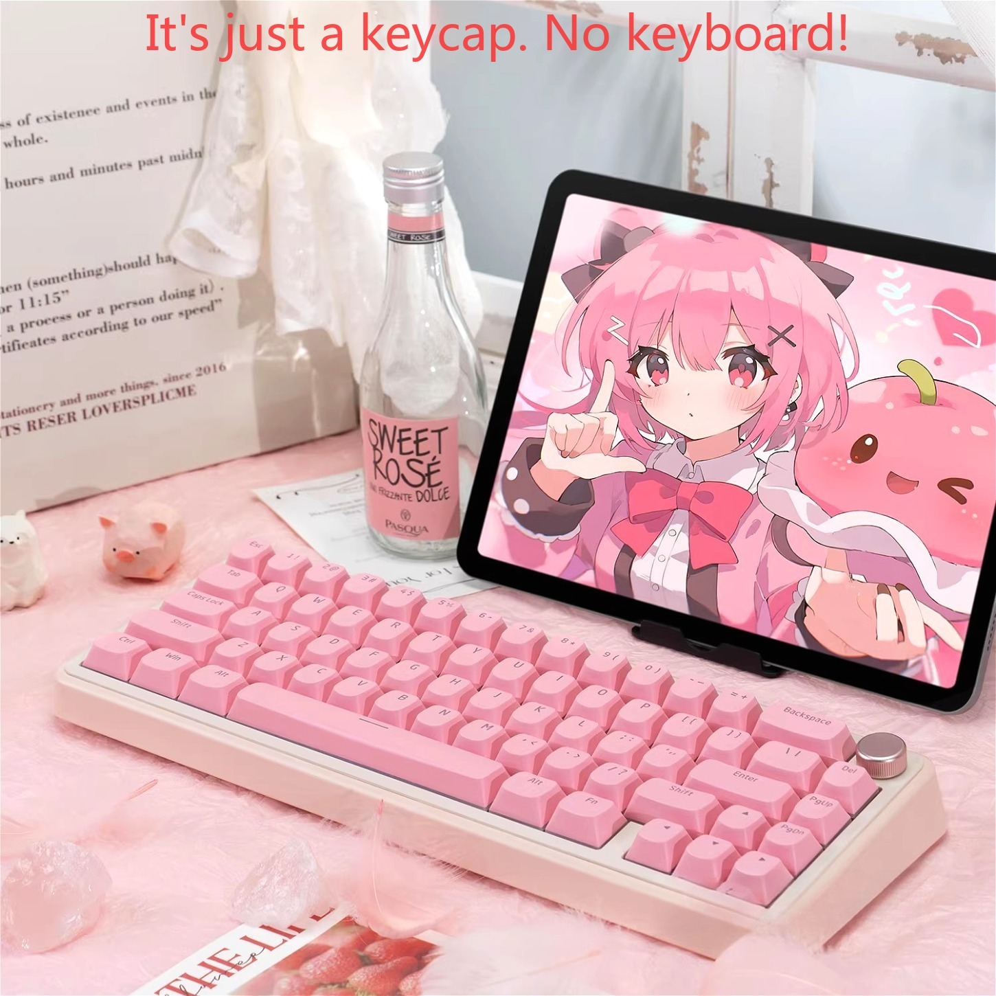 OEM Simple Pink Pudding Charac - Pc Gaming Kit ulasan dan harga