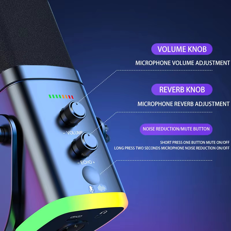 YU8 USB XLR Dynamic Microphone - Pc Gaming Youtubers ulasan dan harga