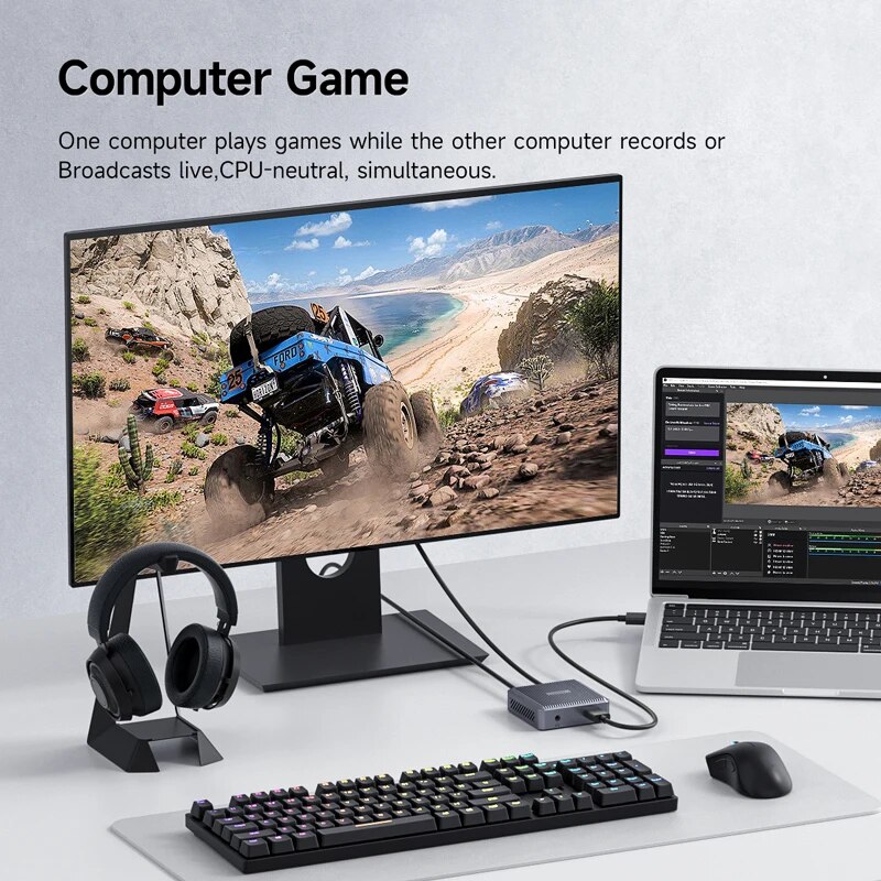 Hagibis 4K HDMI-Compatible Vid - Pc Gaming Game ulasan dan harga