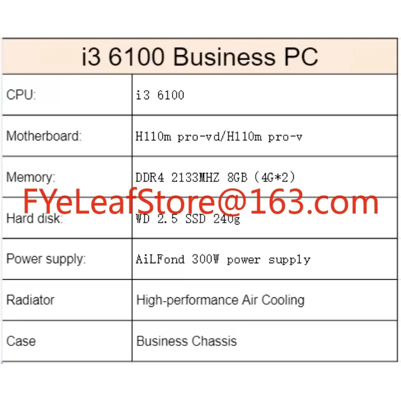 i3 6100  full gaming pc custom - Pc Gaming Kit ulasan dan harga