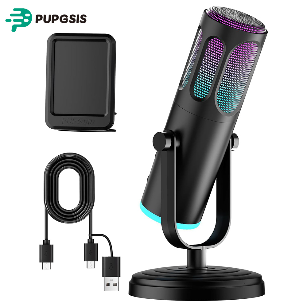 PUPGSIS USB PC Microphone, Gam - Pc Gaming Youtubers ulasan dan harga