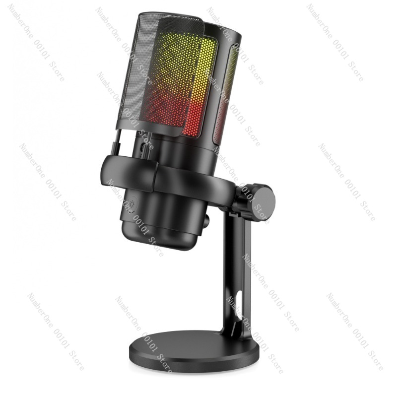 USB Desktop Condenser Micropho - Pc Gaming Game ulasan dan harga