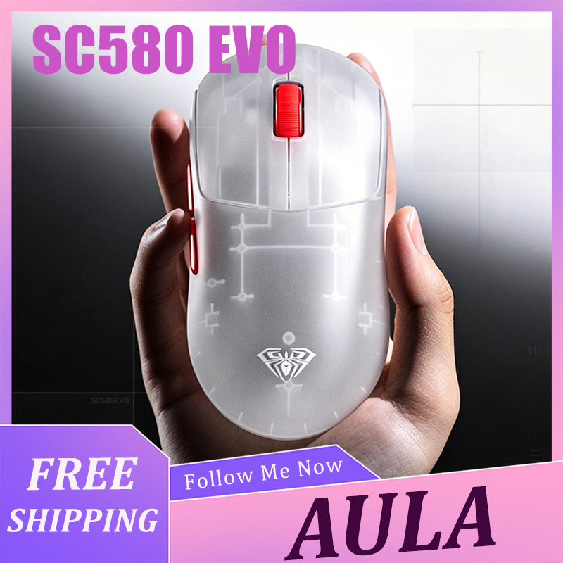 AULA SC580 EVO Mouse Lightweig - Wireless Gaming Mouse ulasan dan harga