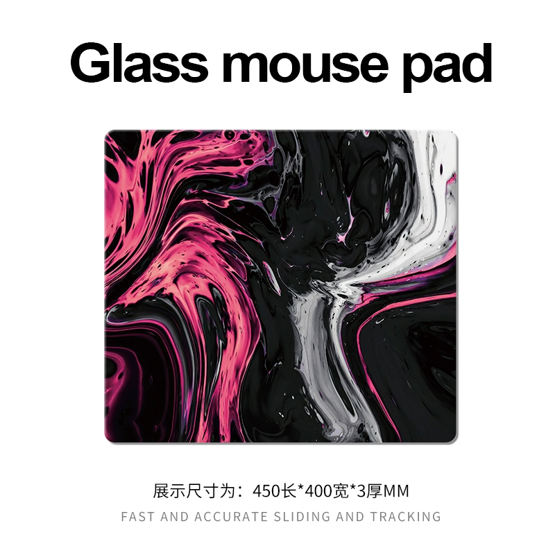 Artistic Line Art Glass Mouse  - Fps Gaming Mouse ulasan dan harga
