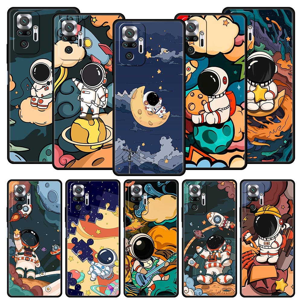 Space Astronaut Cartoon Case F - Pc Gaming Xiaomi ulasan dan harga